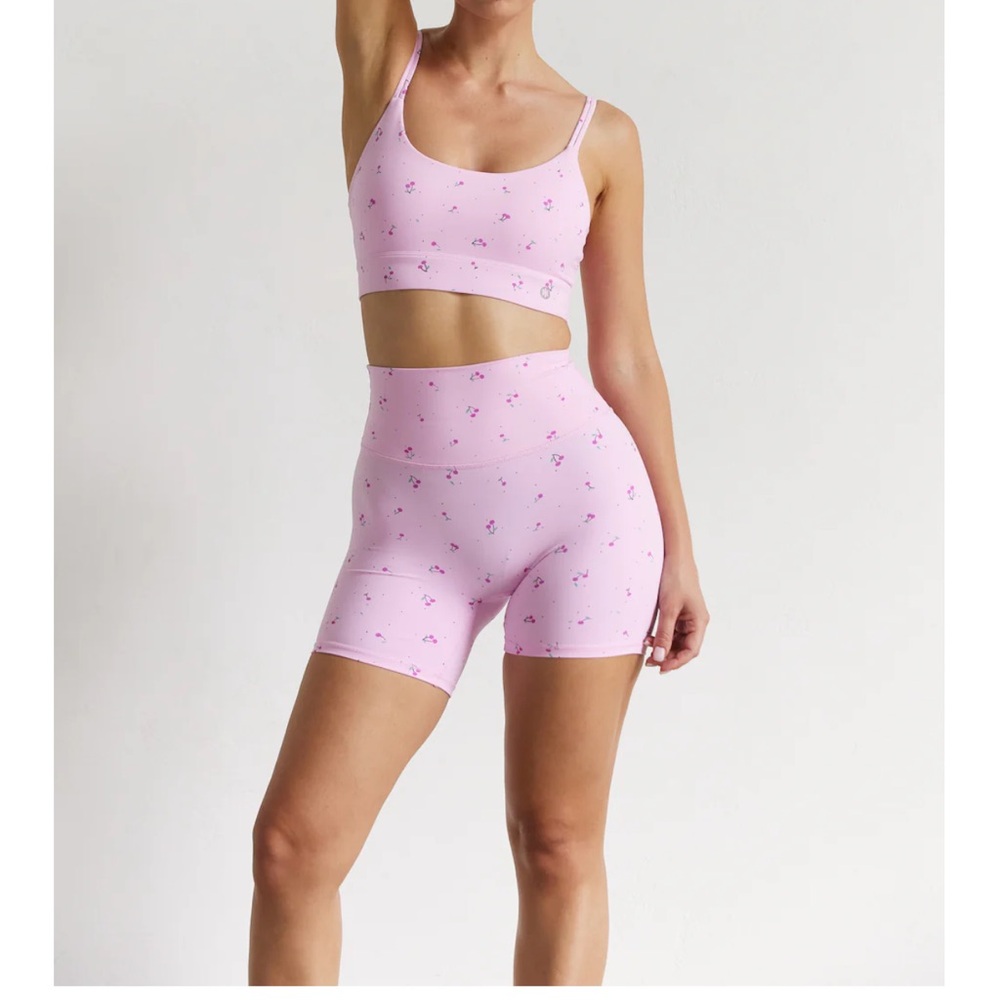 Pink Floral Women's Activewear Set